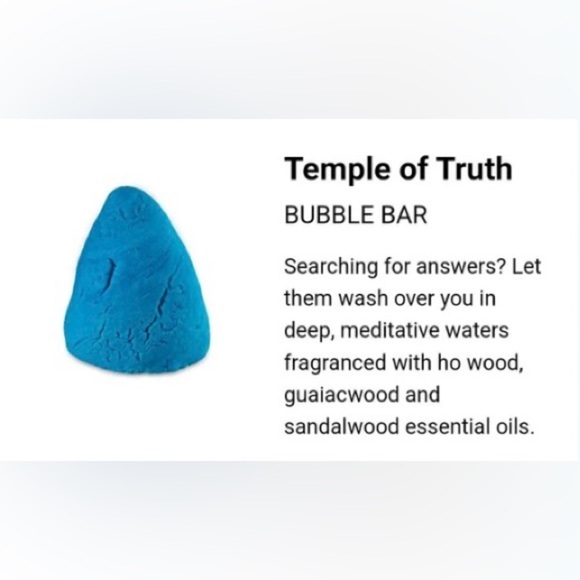 LUSH Temple of Truth Bubble Bar - Picture 2 of 3